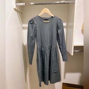 Zara Blue Fit and Flare Dress